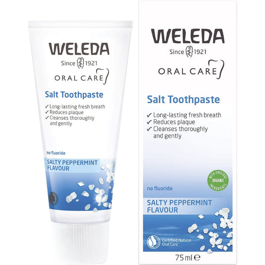 Weleda- Toothpaste Salt Salty Peppermint Flavour-75ml