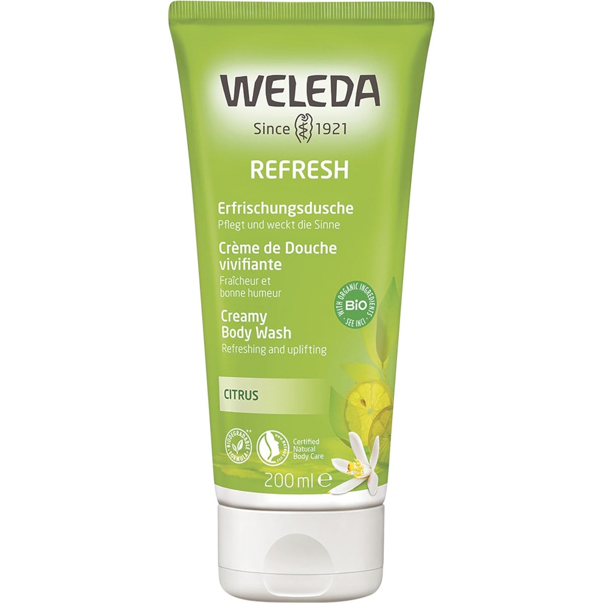 Weleda- Refresh Creamy Body Wash Citrus-200ml