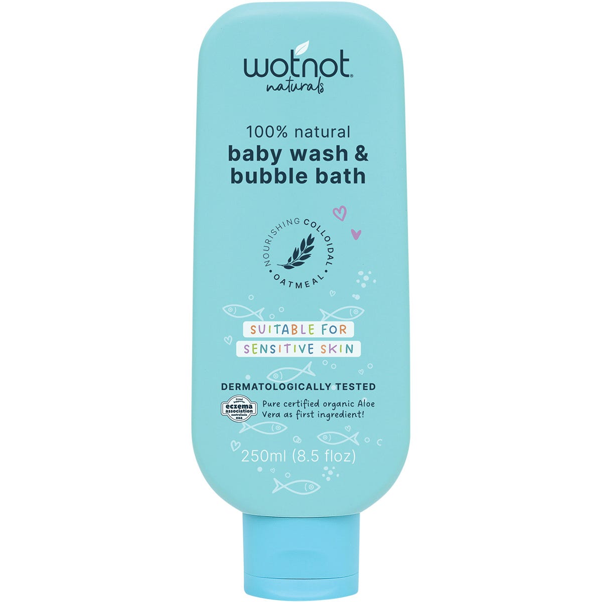 Wotnot- Baby Wash & Bubble Bath Suitable For Sensitive Skin-250ml