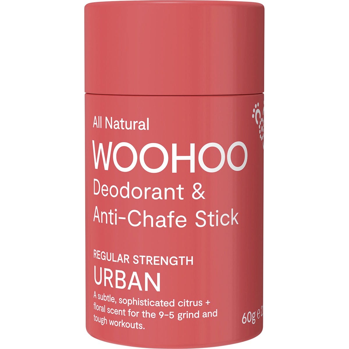 Woohoo Body- Deodorant Stick Urban Regular Strength-60g