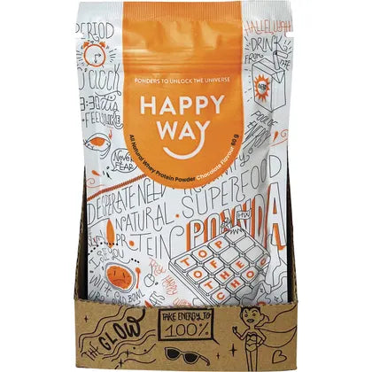 Happy Way- Whey Protein Powder Chocolate-6x60g