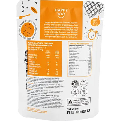 Happy Way- Whey Protein Powder Chocolate-6x60g