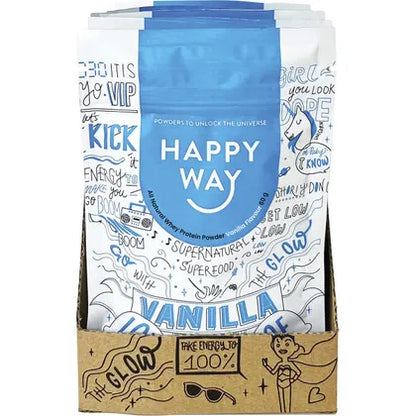 Happy Way- Whey Protein Powder Vanilla-6x60g