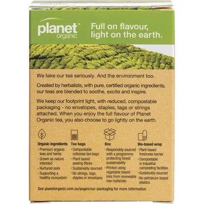 Planet Organic- White Tea Herbal Tea Bags-25pk