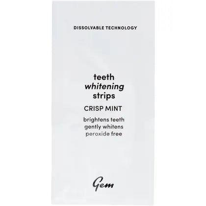 Gem- Whitening Strips Crisp Mint-28pcs