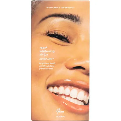Gem- Whitening Strips Crisp Mint-28pcs