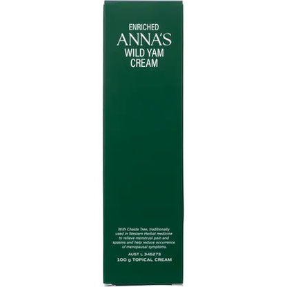 Anna's- Wild Yam Cream Menstrual & Menopausal Symptoms-100g