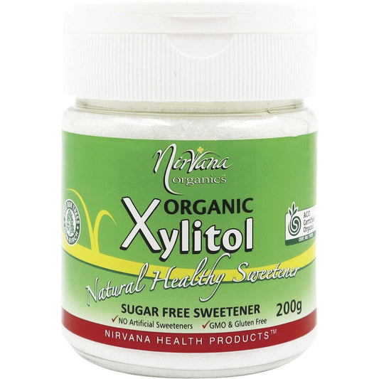 Nirvana Organics- Xylitol Certified Organic Refillable Shaker-200g
