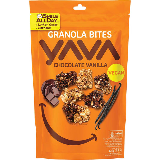 YAVA- Granola Bites Chocolate Vanilla-125g