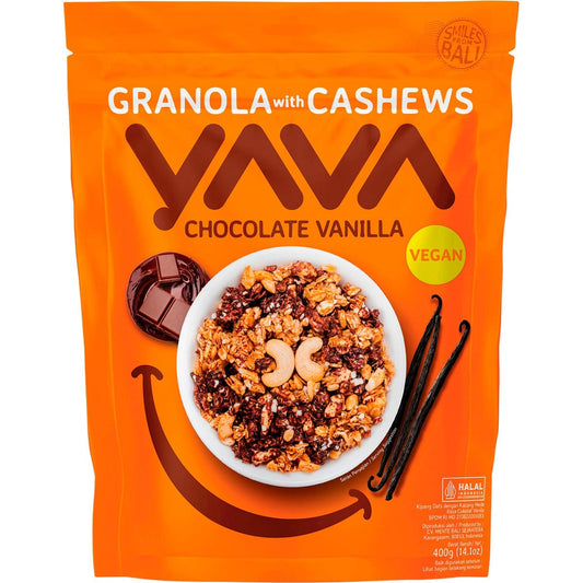 YAVA- Granola with Cashews Chocolate Vanilla-400g