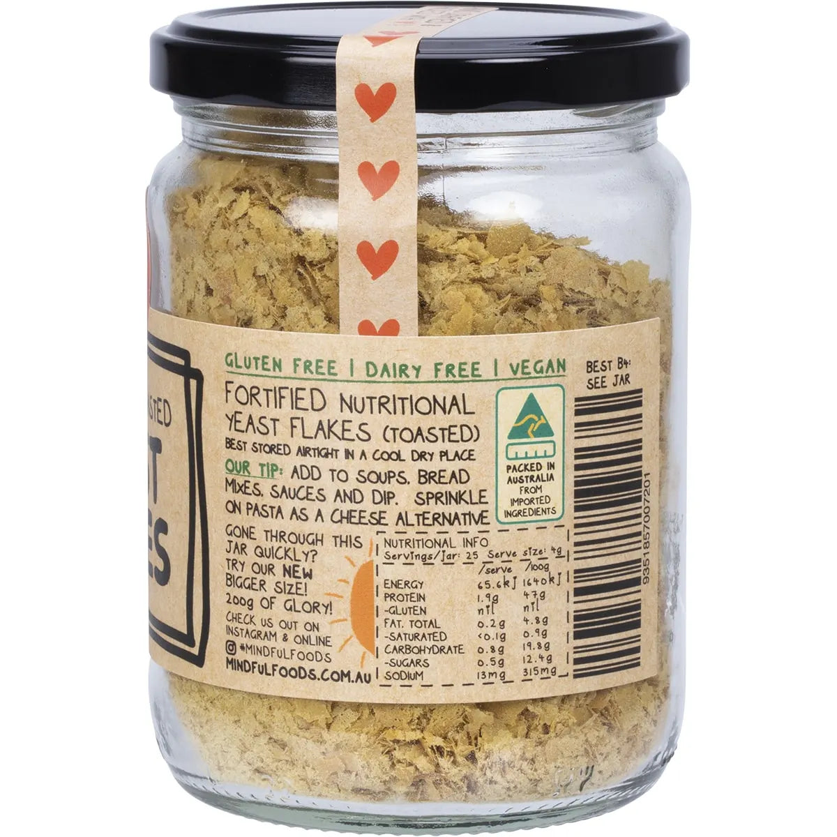Mindful Foods- Yeast Flakes Fortified & Toasted-100g