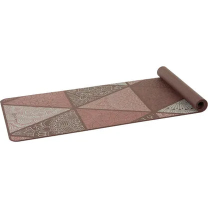 Gaiam- Yoga Mat Premium Support 6mm Seaglass Claret 61cm x 173cm-