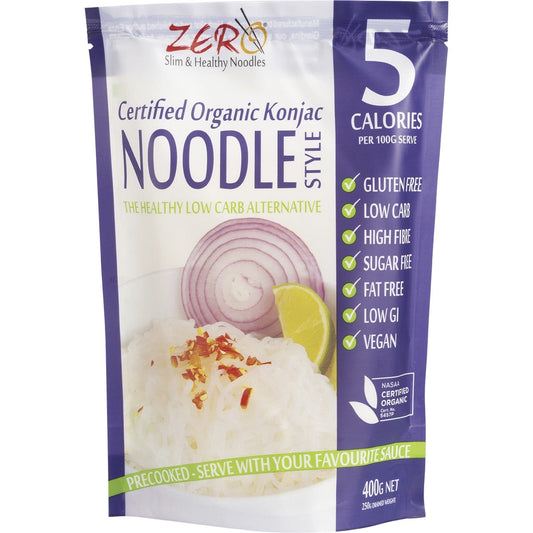 Zero Slim & Healthy- Certified Organic Konjac Noodles Style-400g