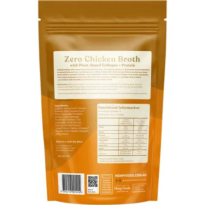 Hemp Foods Australia- Zero Chicken Broth Immunity Support-252g